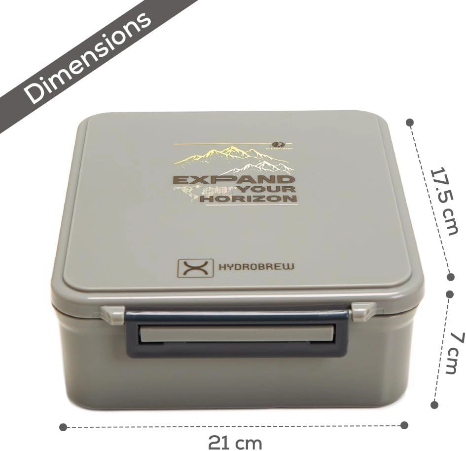 Bento Lunch Box With Steel Food Jar - Think Big Blush 1.74L