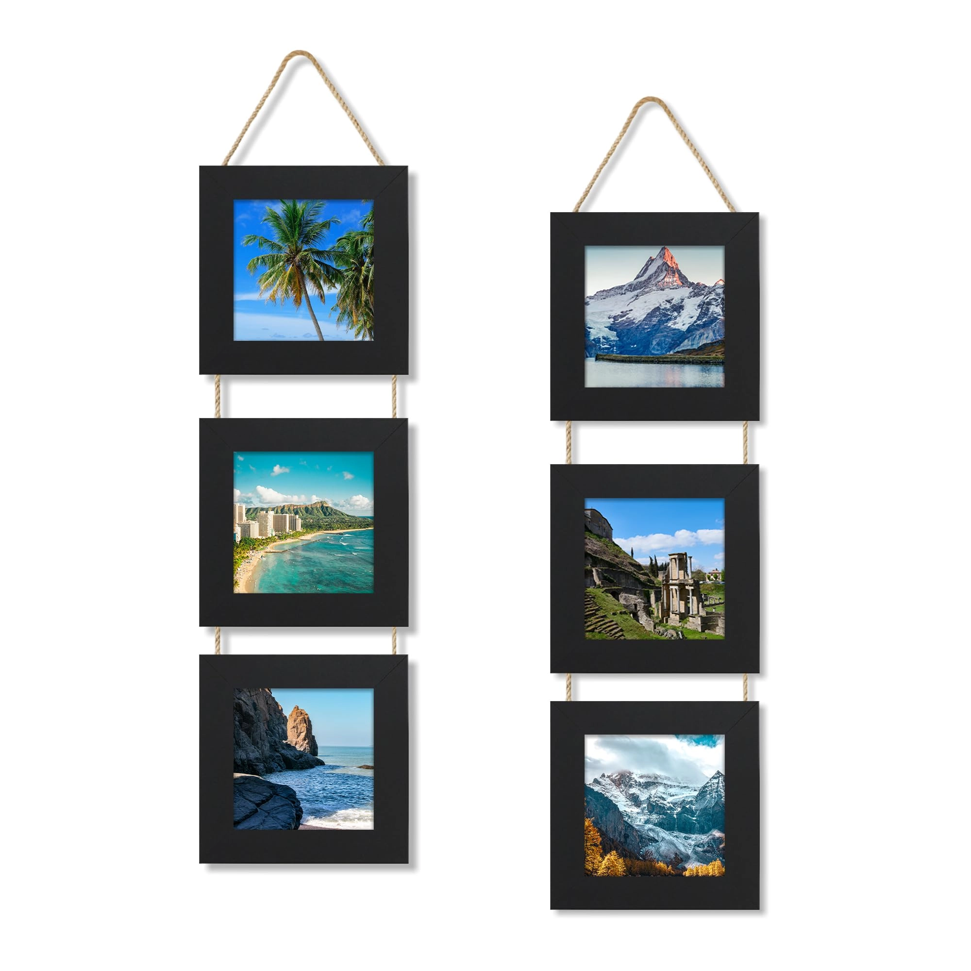 Collage Picture Frames - 4x4 in 3 Opening
