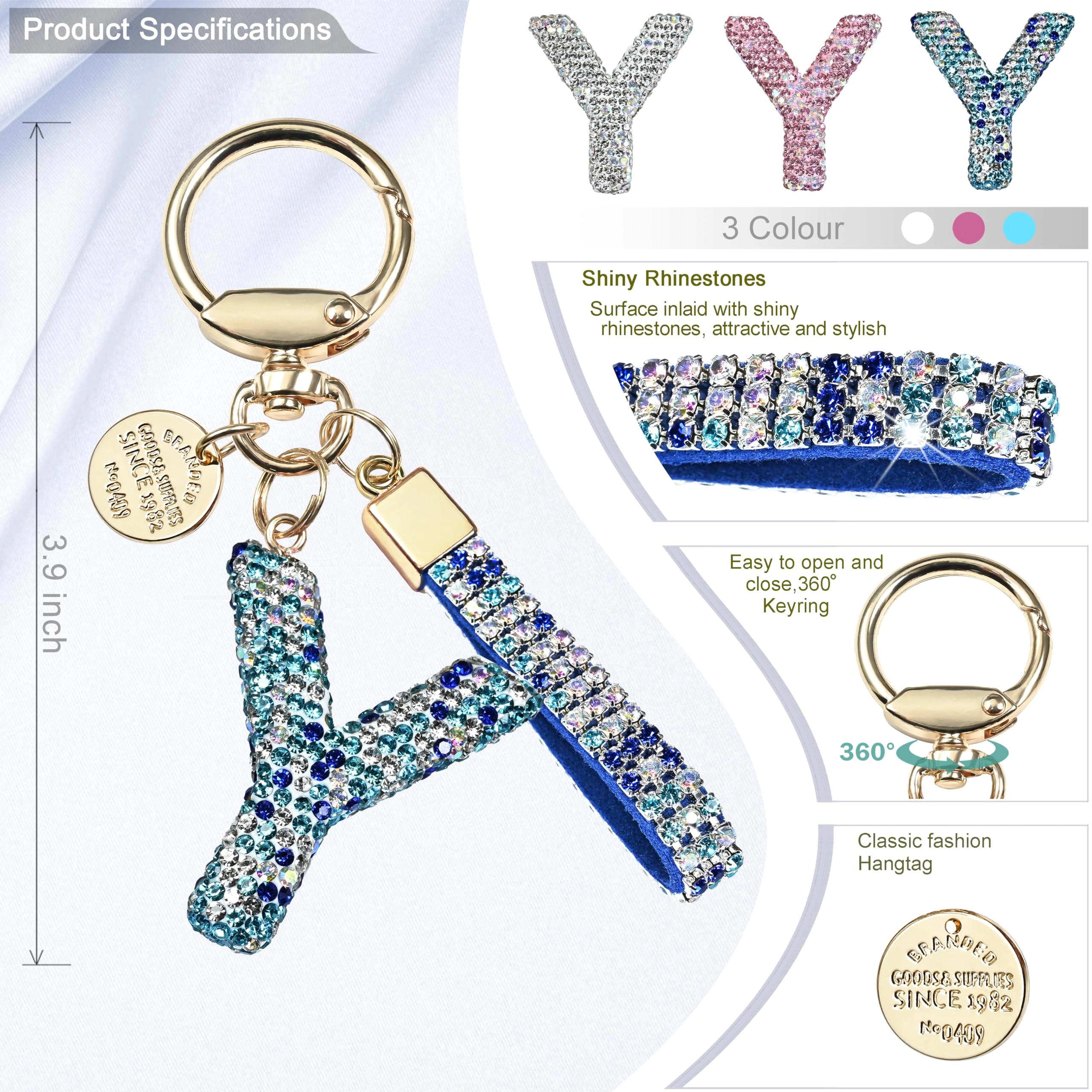 Initial Letter Keychain - Letter