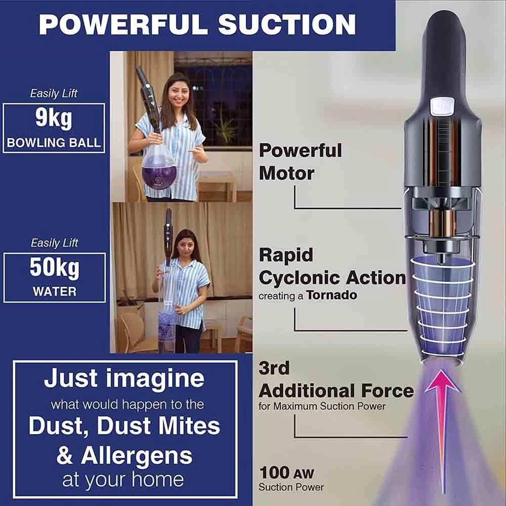 Tornado - Cordless 2in1 Black