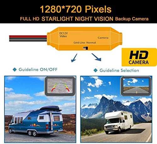 Rear View Camera - Night Vision RCA 1280x720p