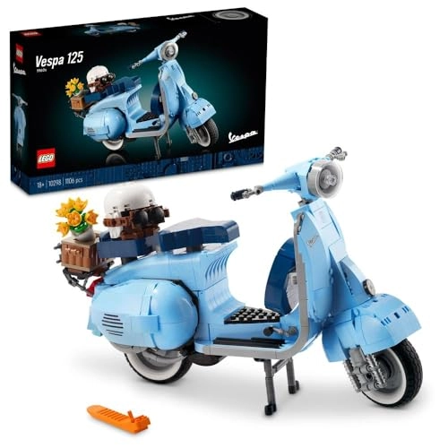 Vespa 125 (10298) - 1106 pieces pastel blue