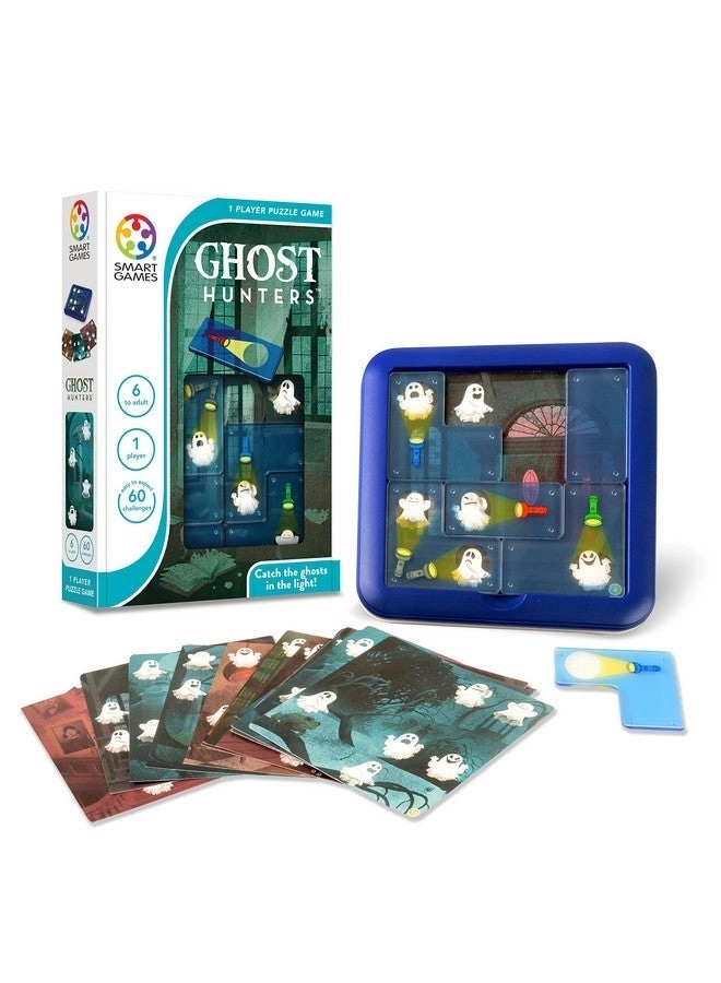 SmartGames Ghost Hunters Travel Game - Ages 6 & Up 60 Challenges