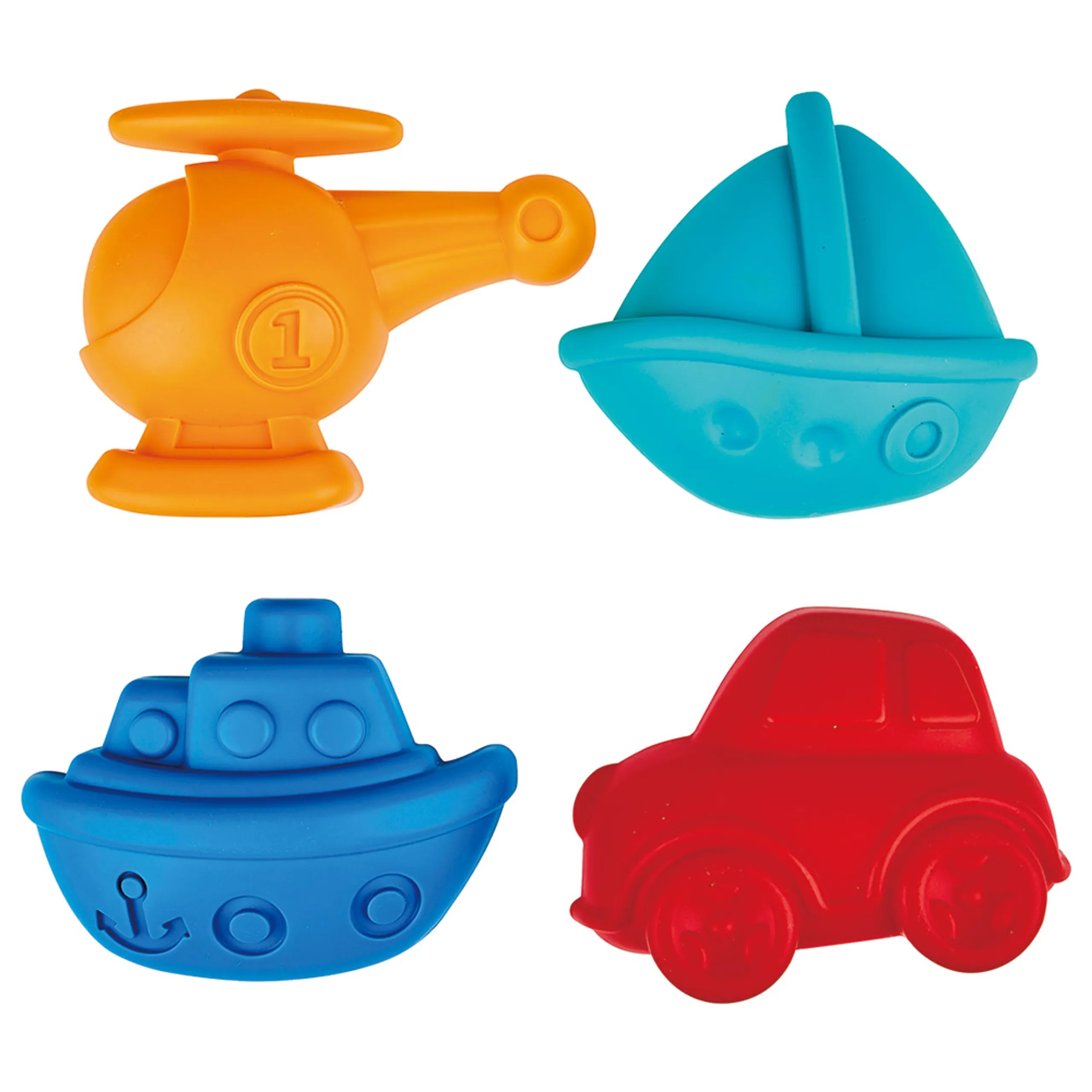 Hape Travel Sand Mold Beach Toy Set - 4pcs 18 months & above