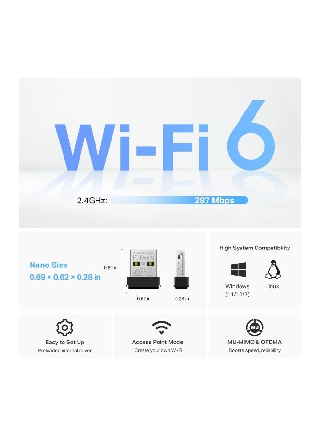 AX300 - Wi-Fi 6 USB Wireless