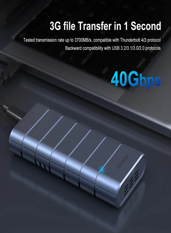 M.2 NVMe SSD Enclosure - USB4.0 NVMe M.2 2230/2280