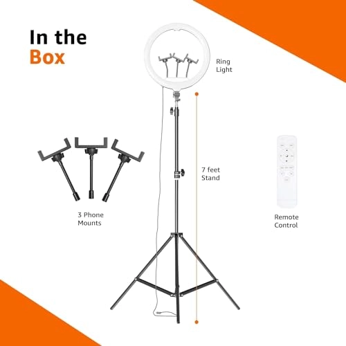 LED Ring Light - 18-Inch Dual-Temperature