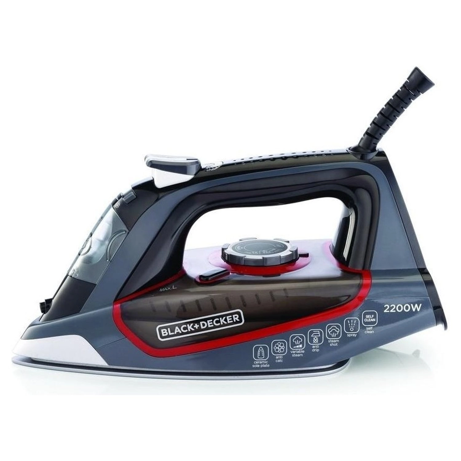 x2050-B5 - Steam Iron Black