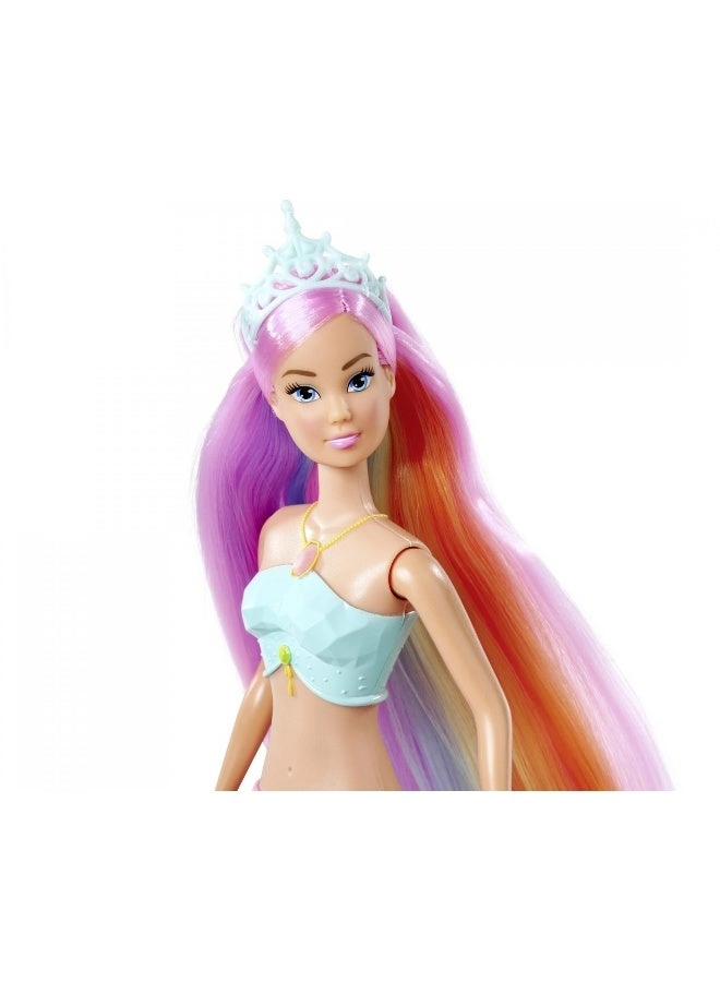 Steffi Love Magic Rainbow Mermaid Doll - 39 cm Ages 3+