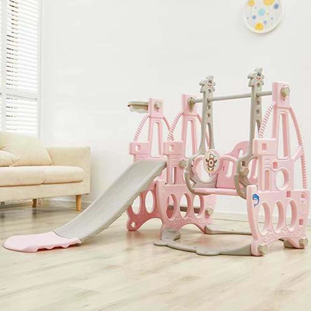 3 In 1 Swing With Slide - Pink 1-6 years