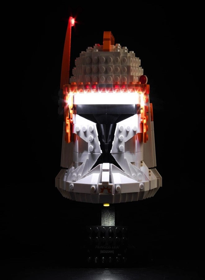 Vonado LED Light Kit - Compatible with Lego Clone Commander Cody Helmet 75350 DIY Lighting Set