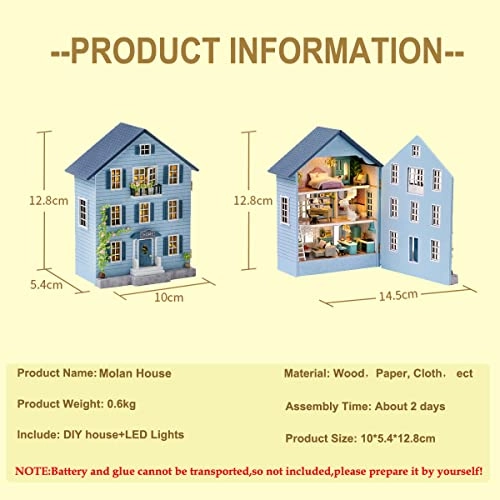 Diy Dolls House Kit - Happy House
