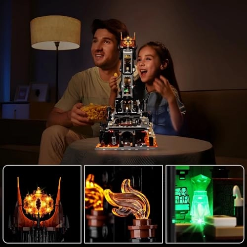 LED Lighting Set for Lego 10333 - Continuous Light Kit Compatible with Lord of the Rings