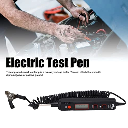 Automotive Test Light - 2V 20V 100V crocodile clip