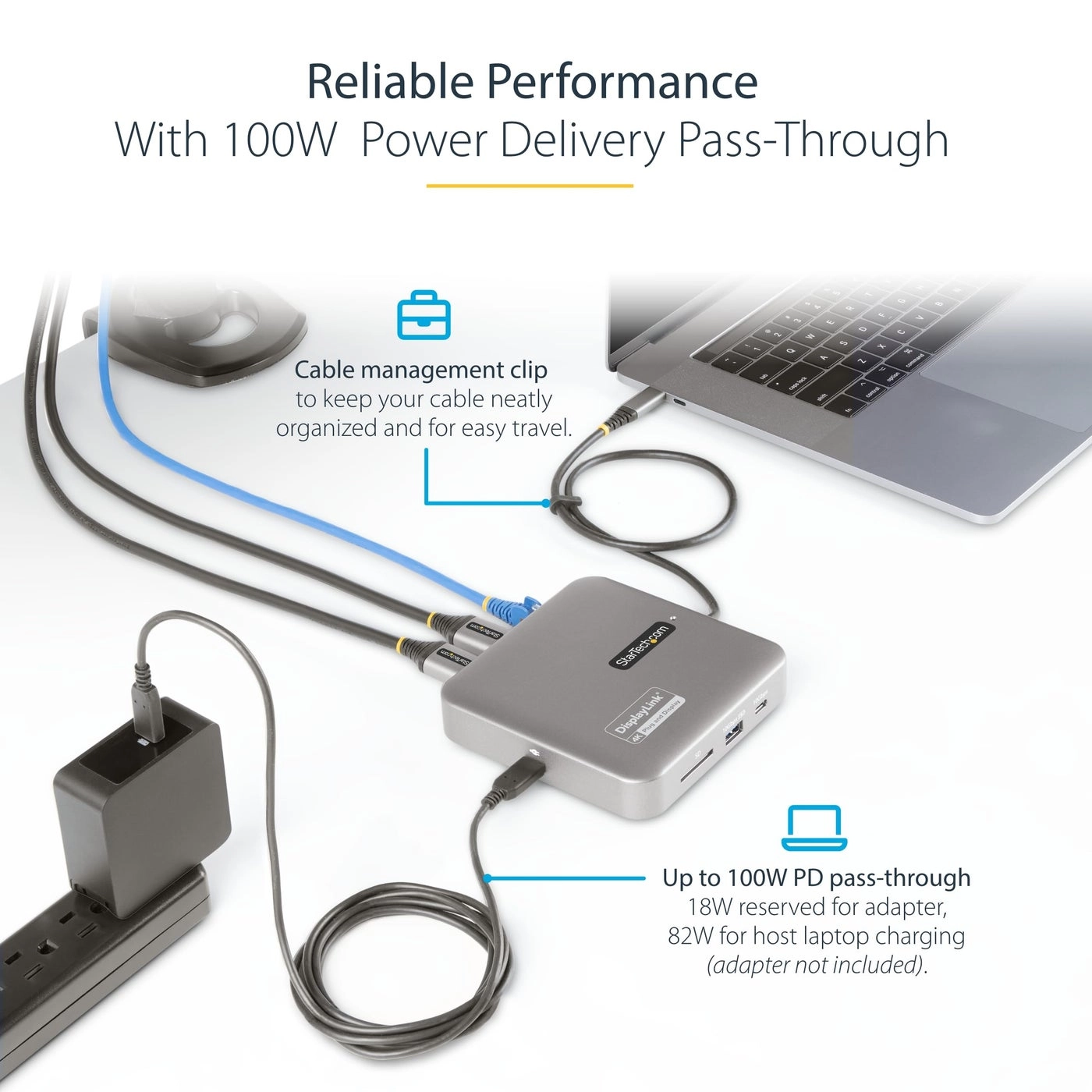 DisplayLink Dual Monitor Docking Station - USB C