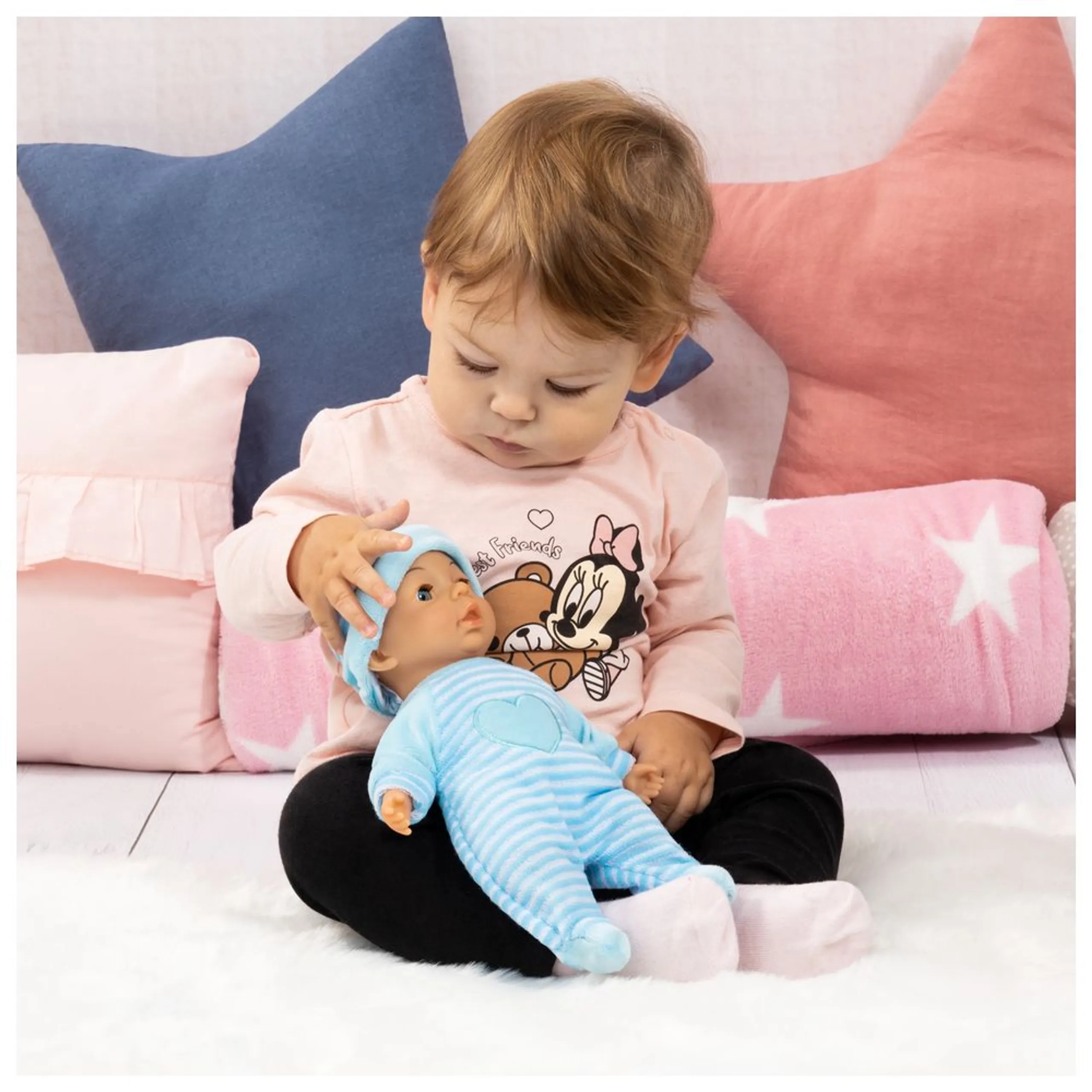 Soft Cuddle Baby Doll - 30 cm Pacifier Bottle Ages 3+