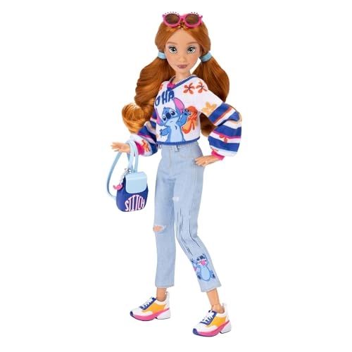 Stitch Fashion Dolls - 11.5" Red Hair Two Complete Mix-and-Match Outfits