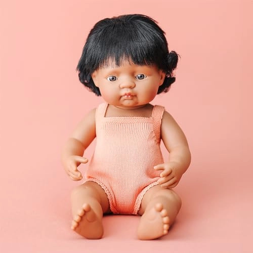 Baby Doll - 38cm Vinyl Salmon Rompers Ages 10 months+