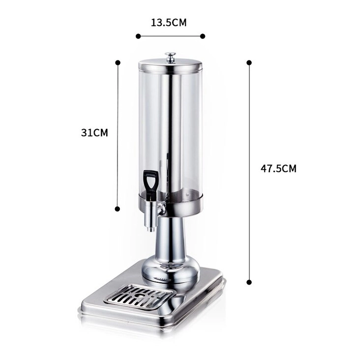 Stainless Steel Juice Dispenser - 9 Liter