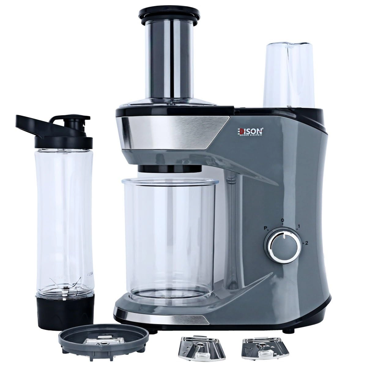 EDISON ELECTRIC Food Processor + Blender - 0.6 Liters 300W