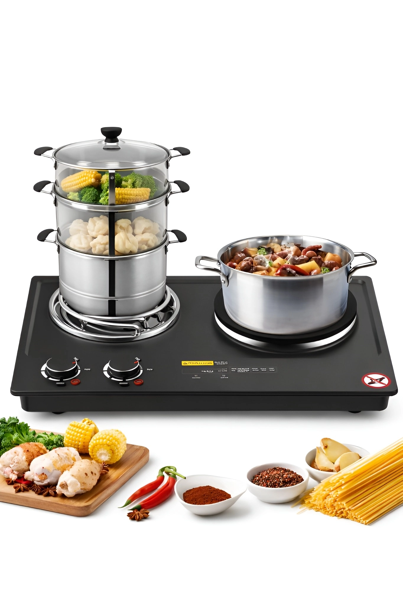 Nicsware Double Burner Stove - Electric hob