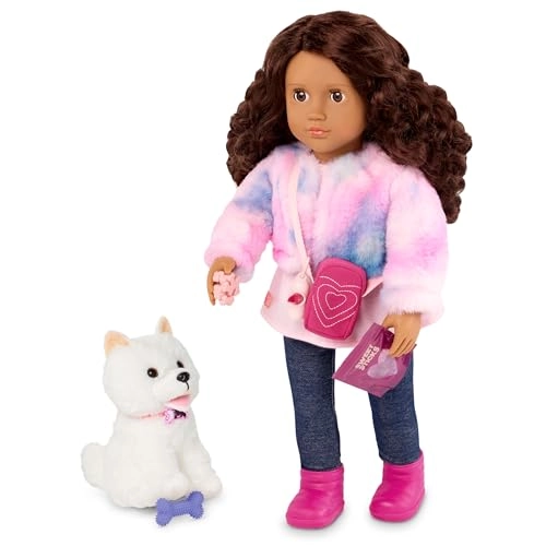 Ines Fashion Doll - 18-inch 6-inch Pomeranian Ages 3+
