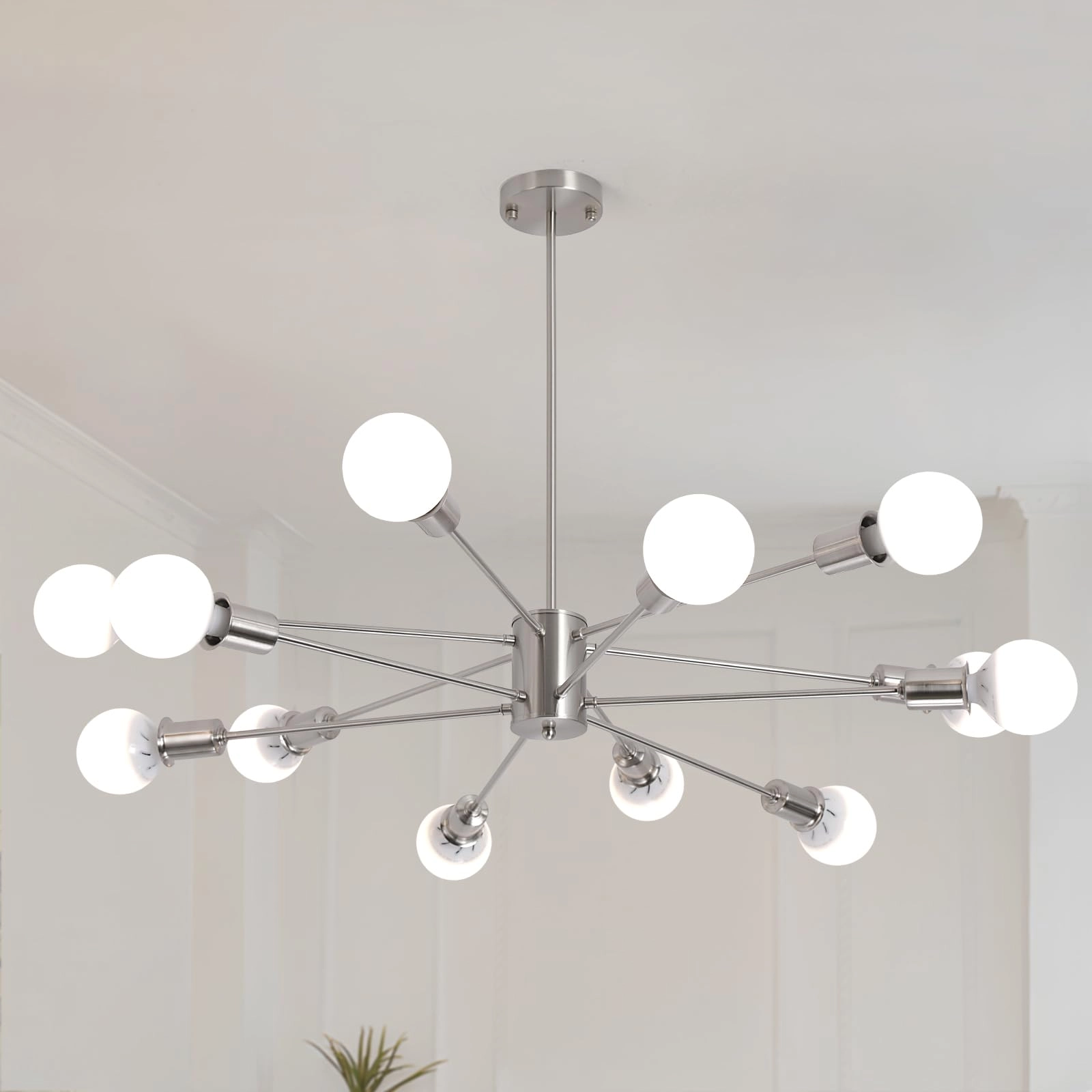 Sputnik Pendant Chandelier - Dimmable