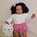 Reborn Baby Doll - 26 inch Hand Rooted Curly Hair Weighted Body Ages 3+