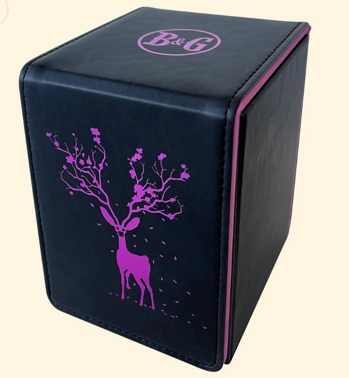 MTG Decks & More Beadle & Grimm's Kami-Themed Deck Box - Platinum Edition Neon Pink