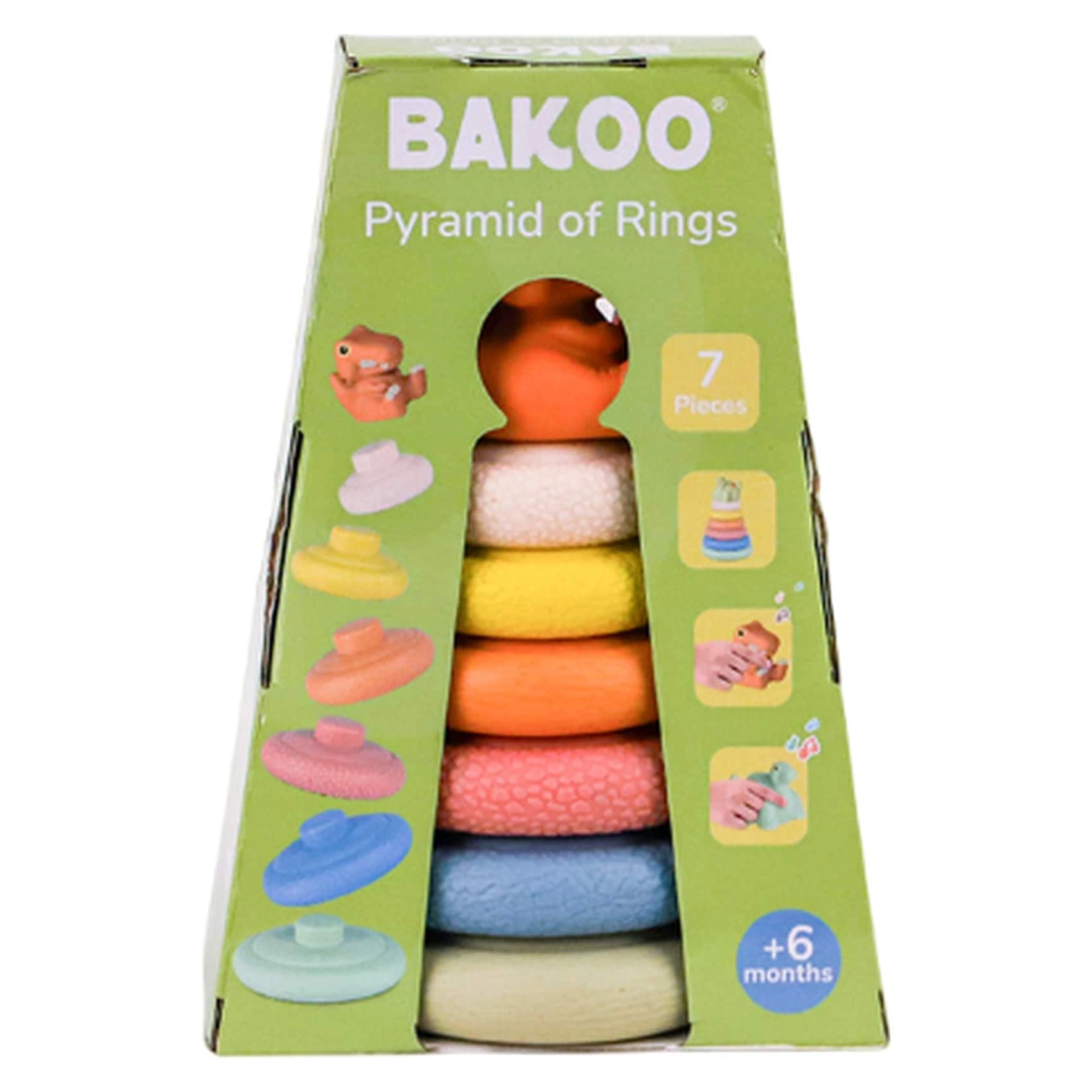 Carrefour Pyramid of Rings Puzzle (5609288386391) - 35 pcs