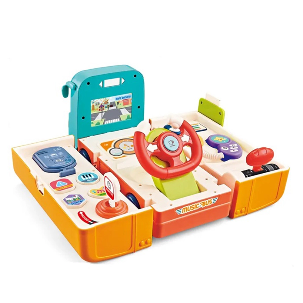 Musical Convertible School Bus Toy - Suitable for 3 years and above