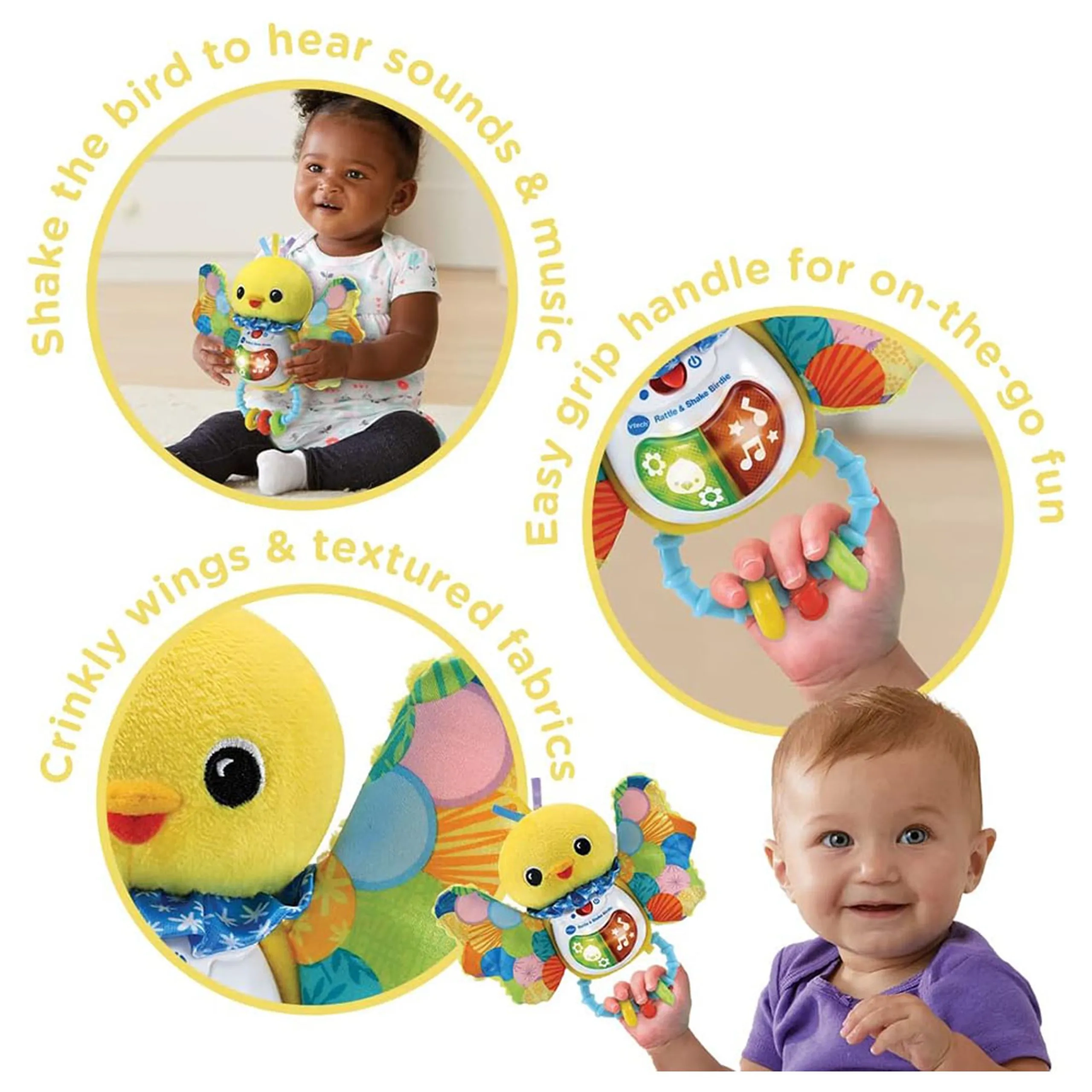 Rattle & Shake Birdie - 3 Months
