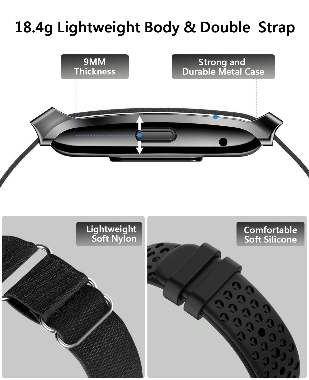 DS10 - 170+ Sports Modes 24H Sleep Tracker