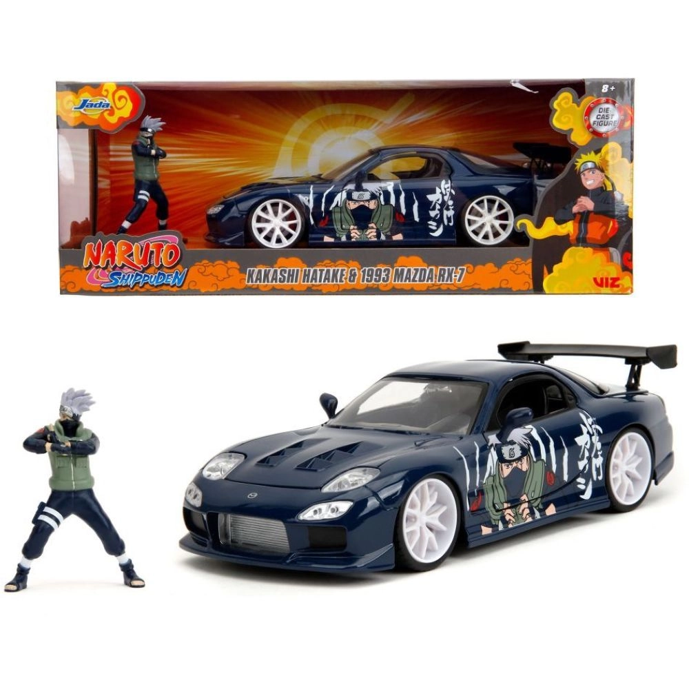 Jada Toys Kakashi Hatake + 1993 Maza Rx-7 - 1:24