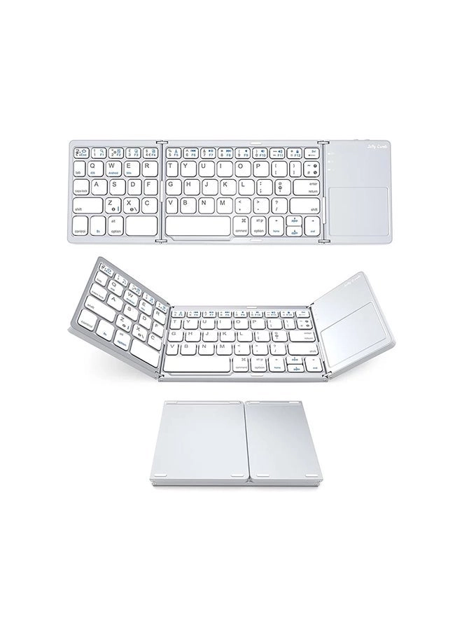 Round Keycap Touch Keyboard Case - Wireless