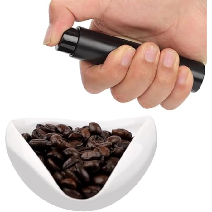 Coffee Dosing Cup + Coffee Spray Bottle + Ceramic Dosing Tray + Wooden Spoon