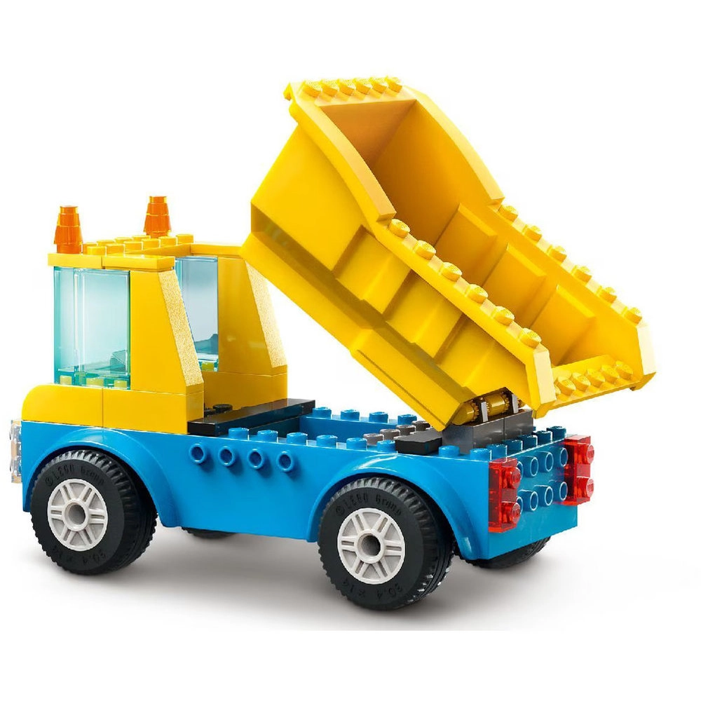 LEGO City Construction Trucks And Wrecking Ball Crane (60391)