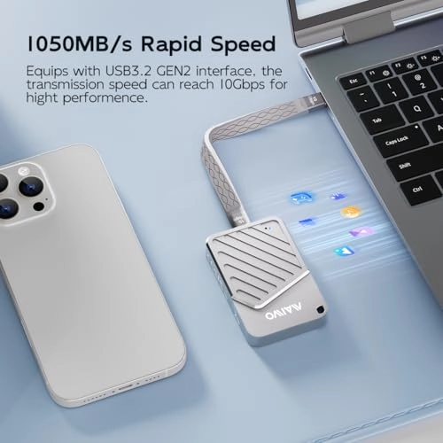 Magnetic M.2 NVMe SSD Enclosure - 2230/2242 USB3.2 GEN2