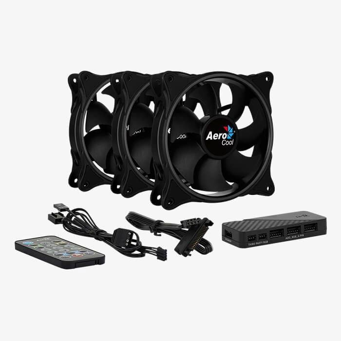 Eclipse 12 Pro - 3 fans 120mm + H66F - RGB