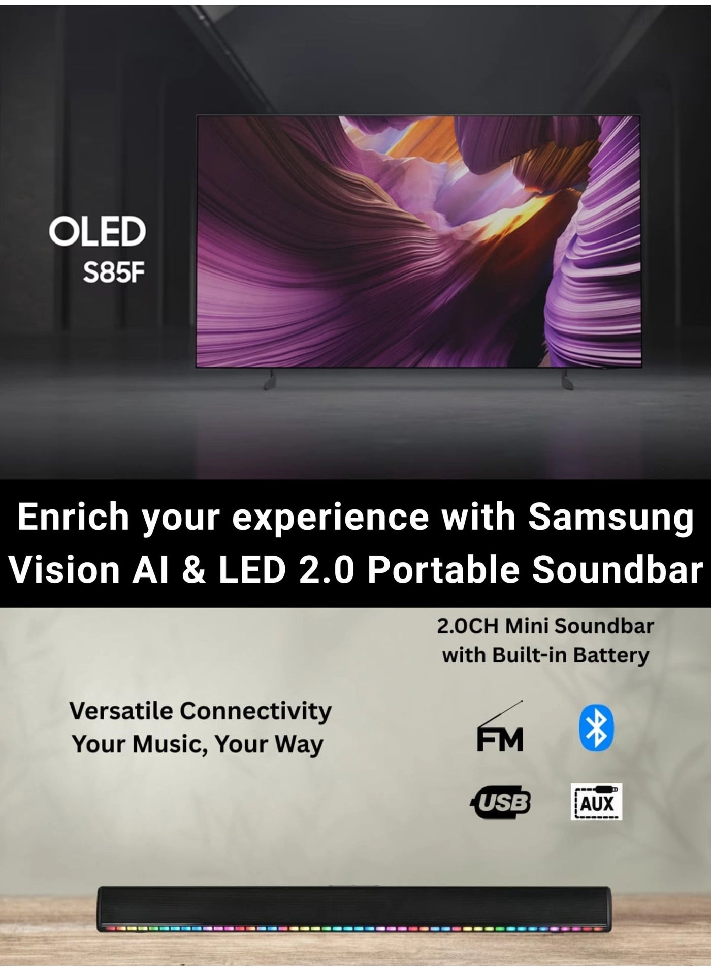 55S85F - 55 in + SOUNDBAR