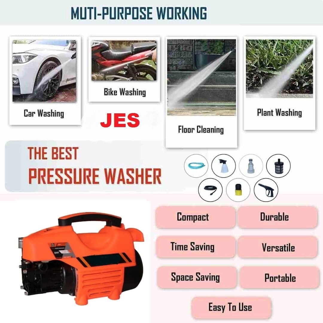 High Pressure Washer - 1800 Watts 120 Bars 65LMin