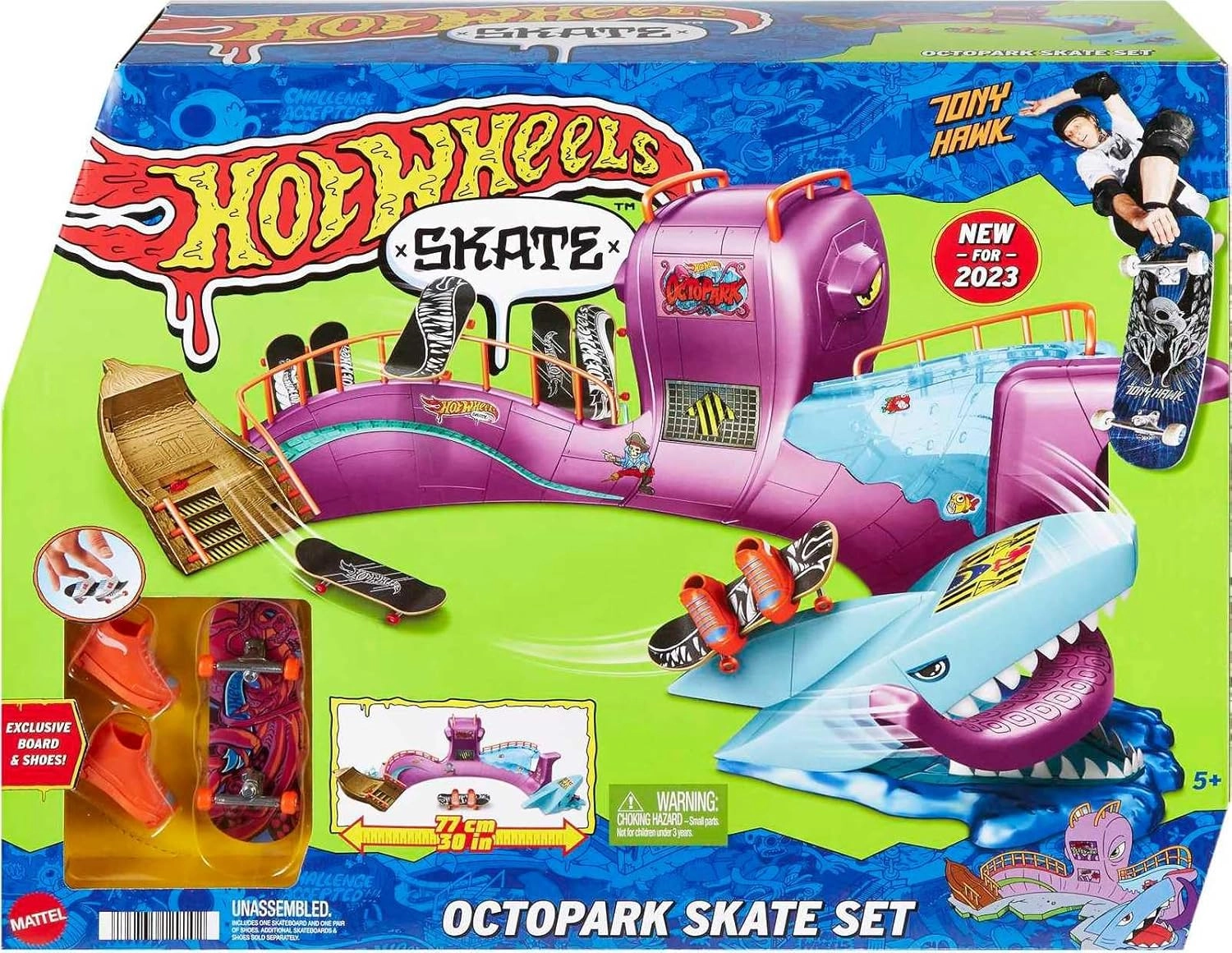 COLORLAND LETS PLAY Octopark Playset - Exclusive Fingerboard Shoes