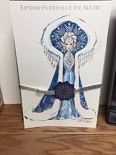 2001 Collectibles - Bob Mackie International Beauty C - Blue platinum blond hair Ages 3+