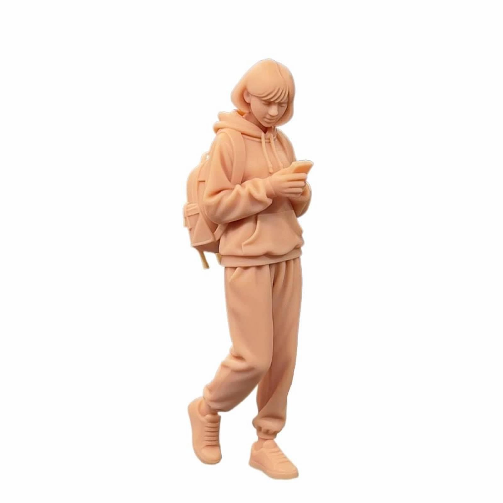 ZEDACAKAI Figure Fashionable Trendy Girl Model Miniature Scene - 1/43 No6
