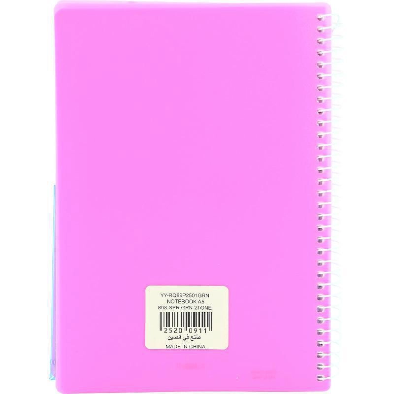 Notebook 19 X 26 cm Spiral - Grid 100 Sheets