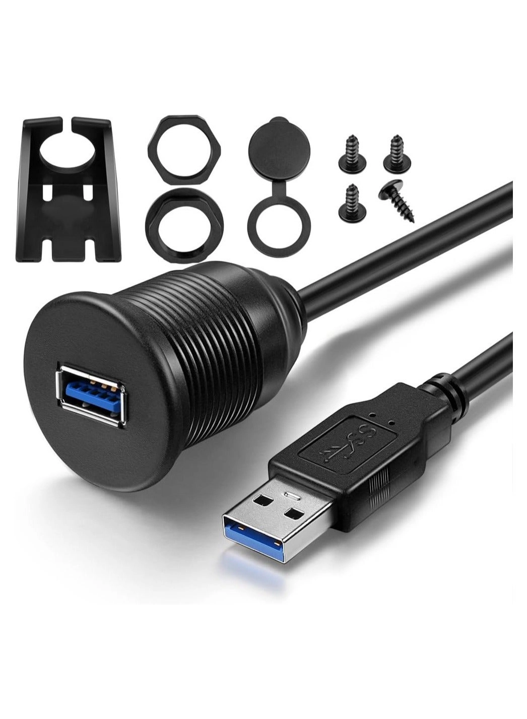 VIEREX Single Port USB 3.0 Cable USB-A to USB-A 1m