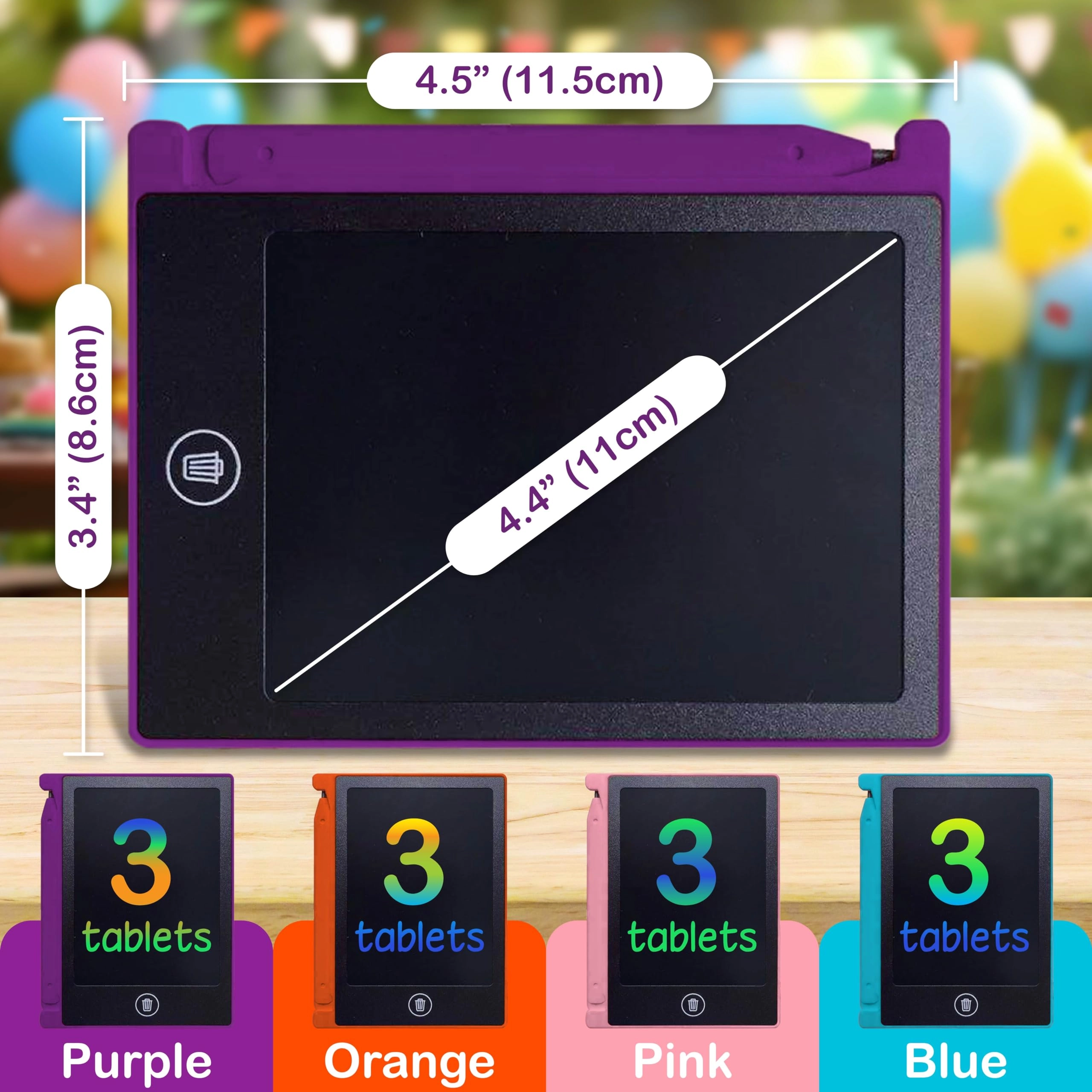 Mini LCD Writing Tablet - 12 pcs