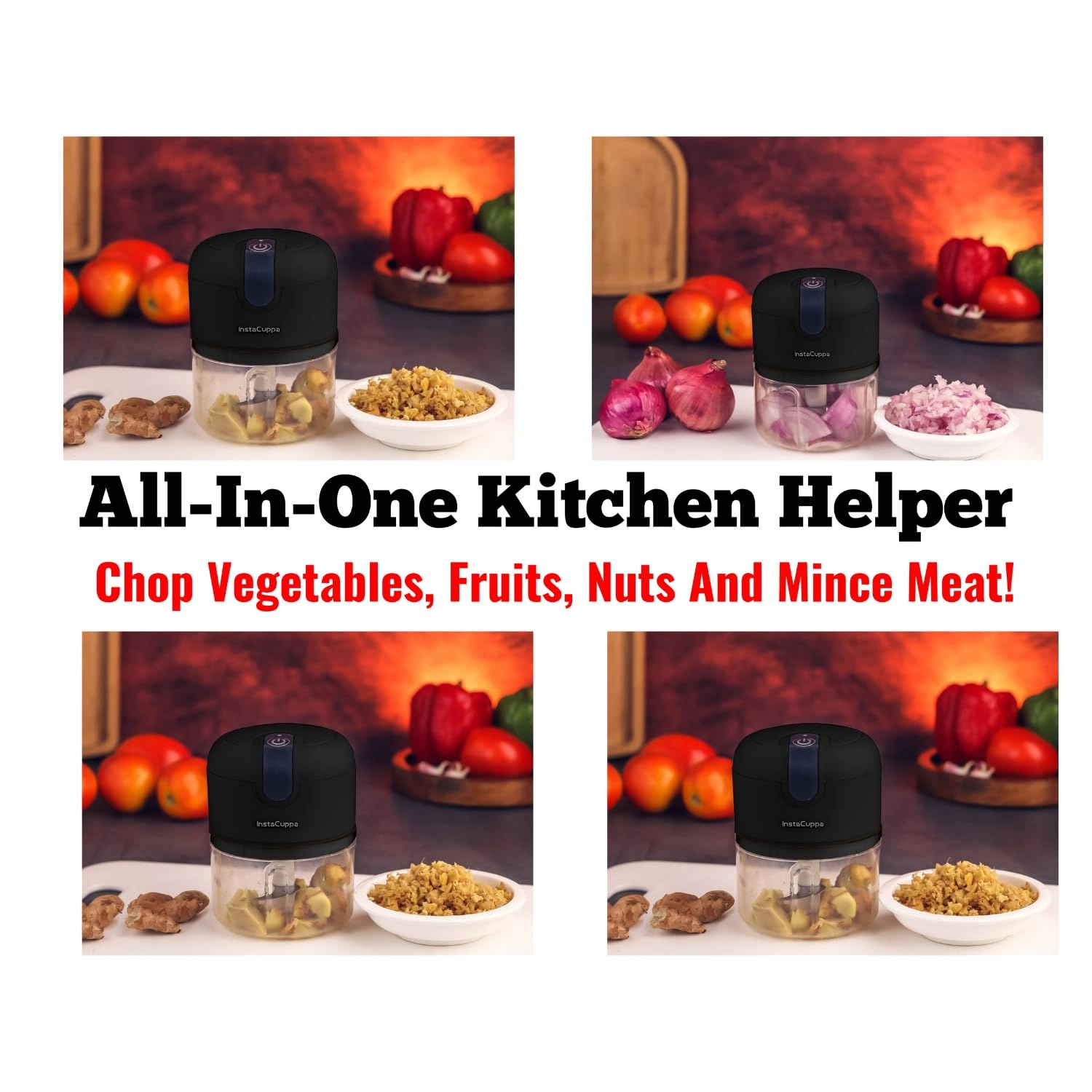 Mini Electric Chopper - 250 ML USB-C