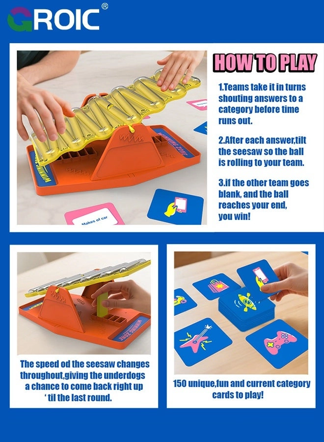 Seesaw Quiz Toys - 150 Categories yellow