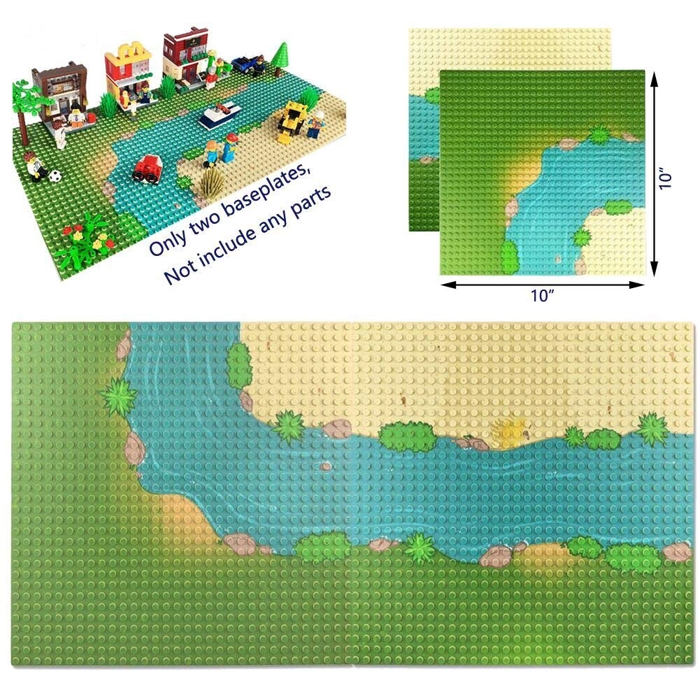 Taken All Grassland Rivers Baseplate - 32x32 studs 10"x10"